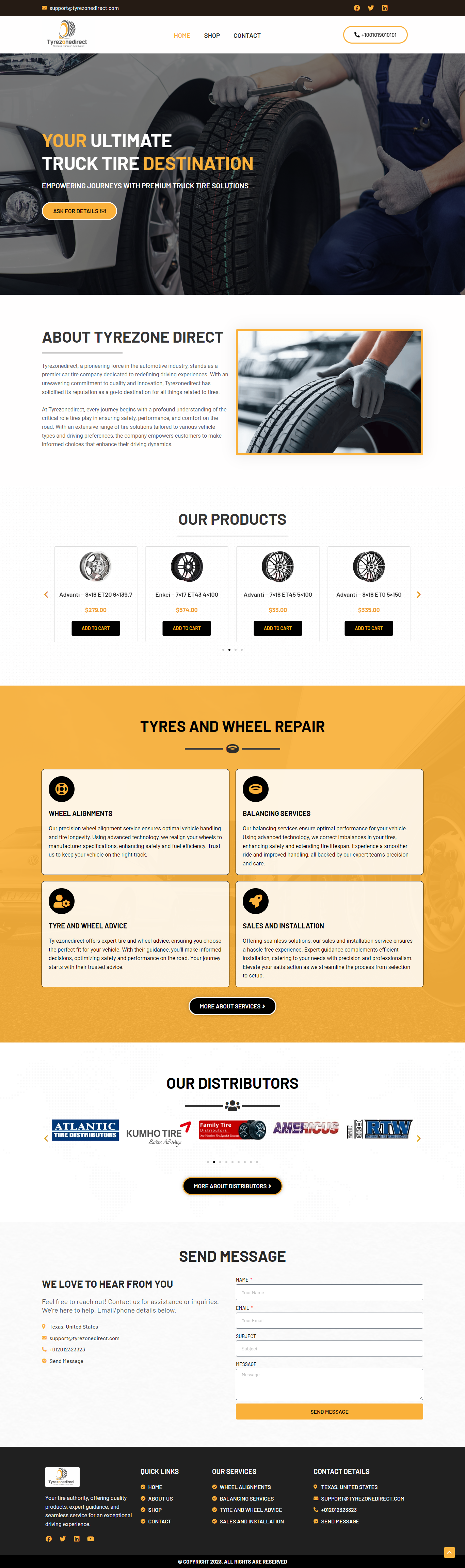 Tire Website